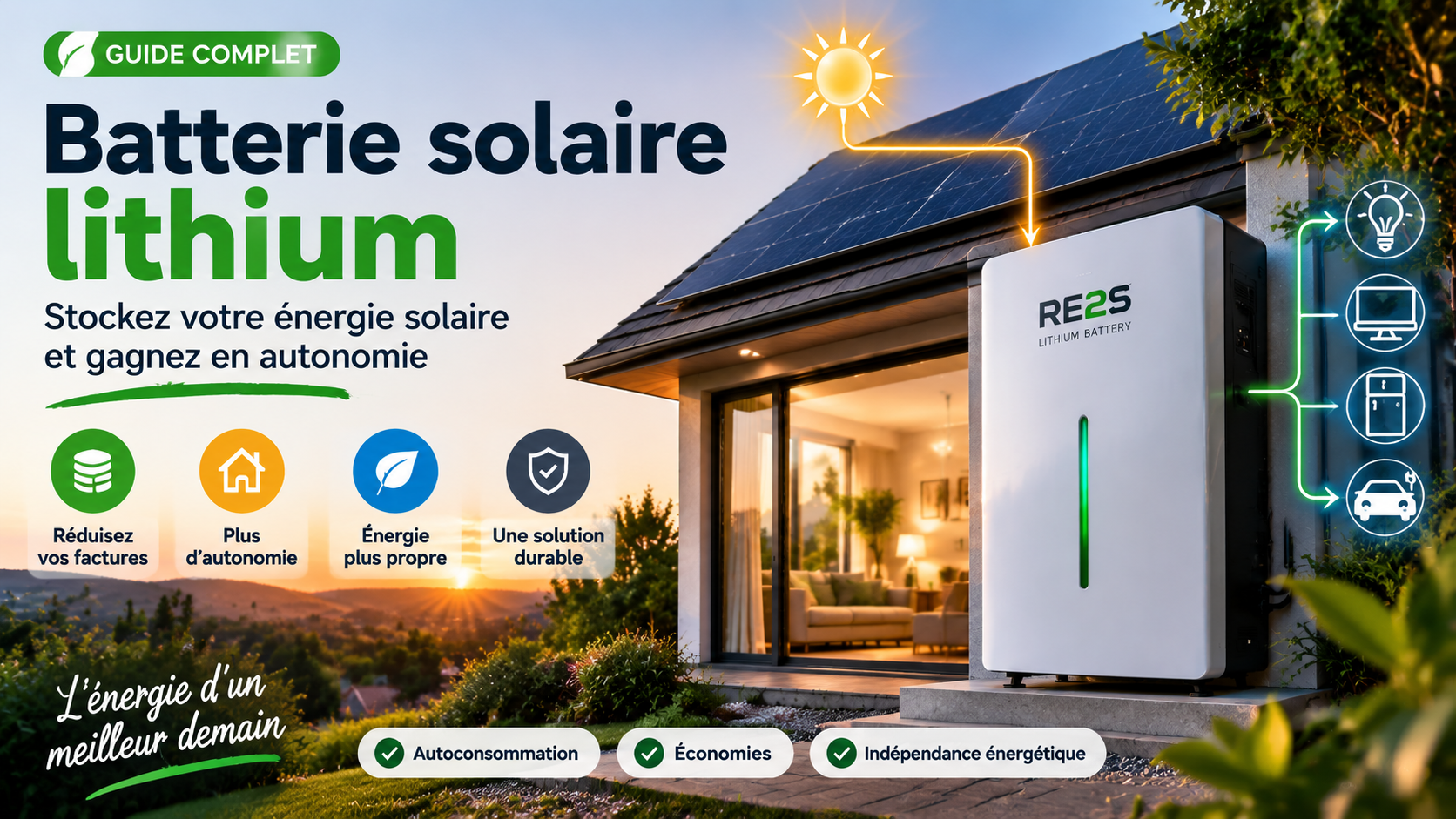 Batterie solaire lithium : stockez votre énergie et gagnez en autonomie