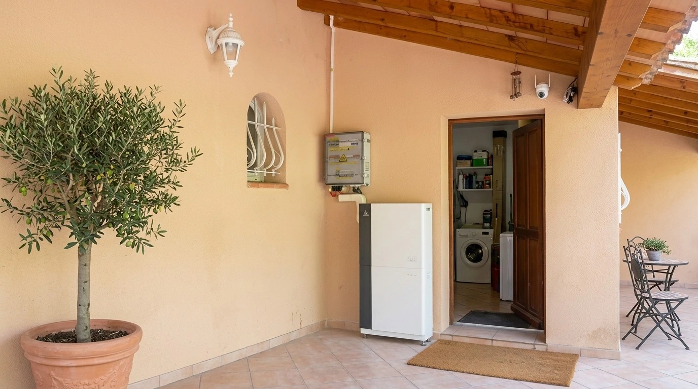 Installation batterie AlphaESS pour maison à Orange
