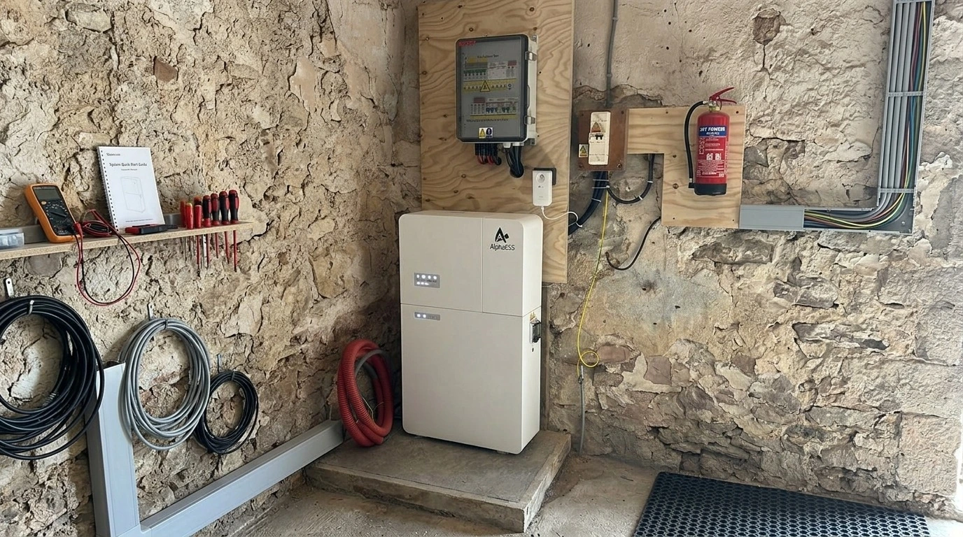Installation panneaux solaires avec batterie de stockage en PACA