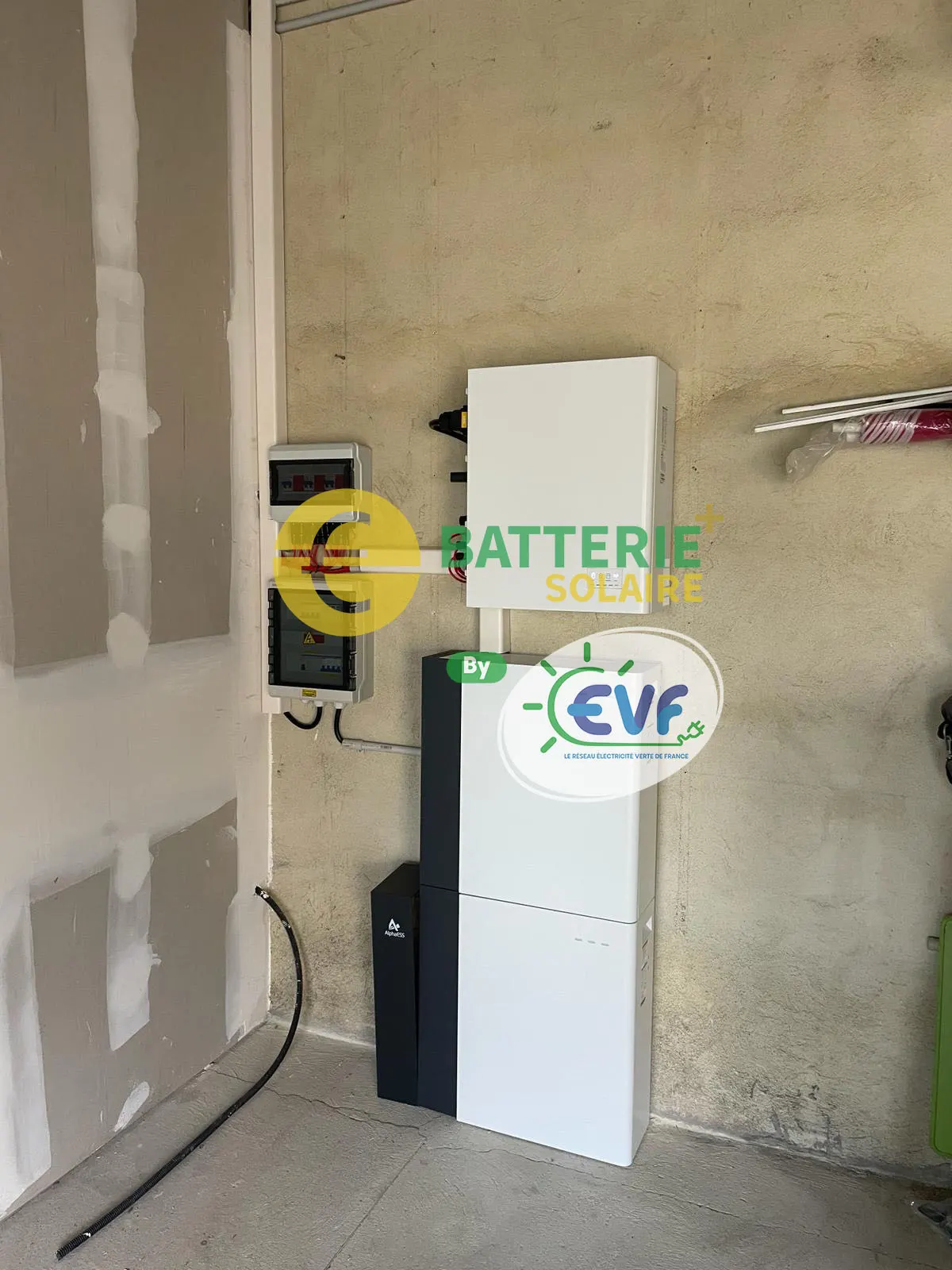Installation batterie de stockage solaire à Orange