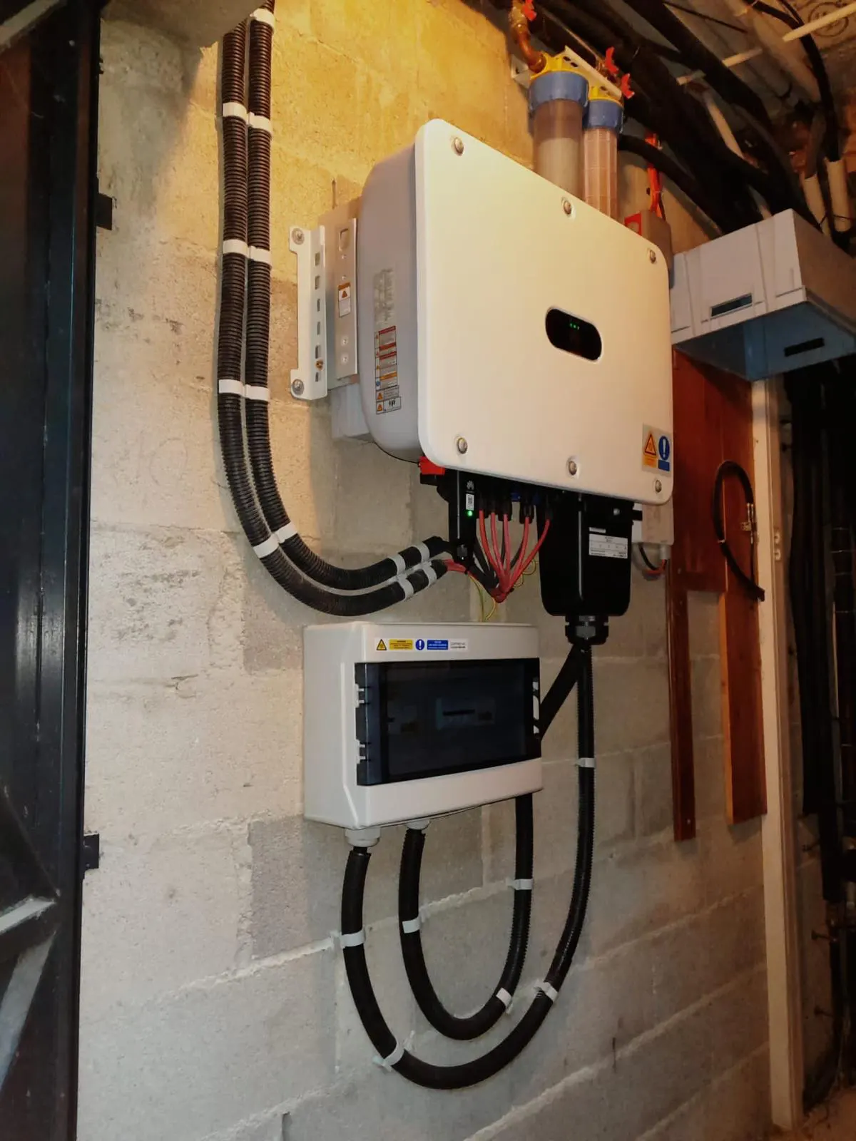 Installation batterie de stockage solaire à Orange