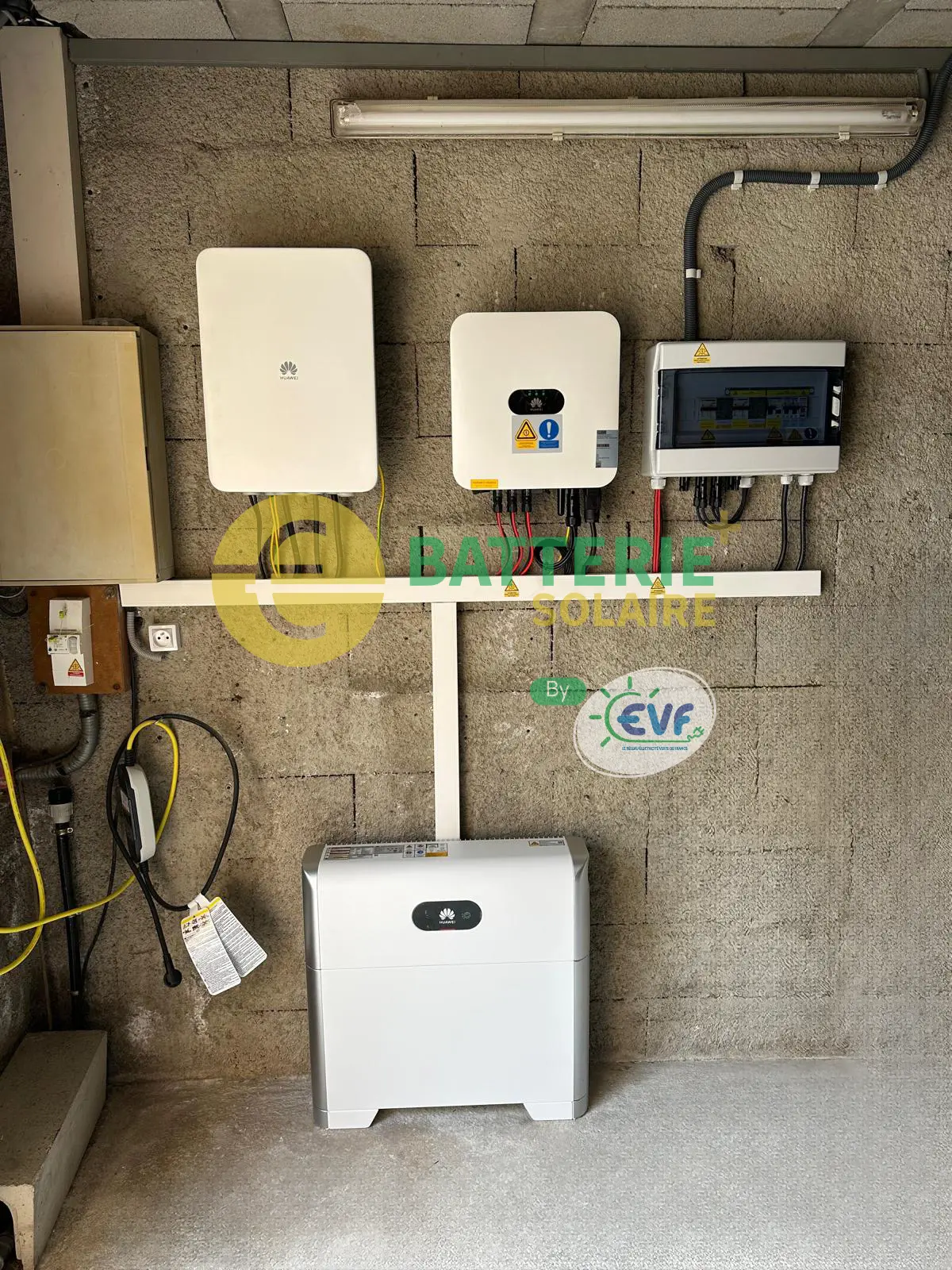 Installation batterie de stockage solaire à Orange